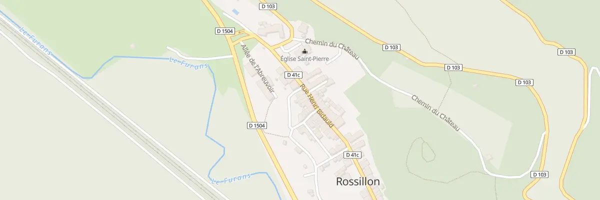 Plan du 5113 Rossillon à Rossillon