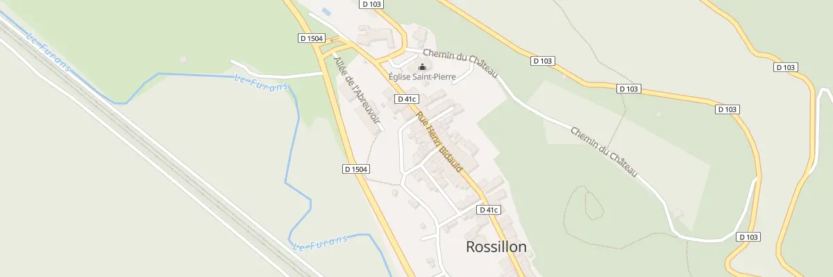 Plan du 5112 Rossillon à Rossillon