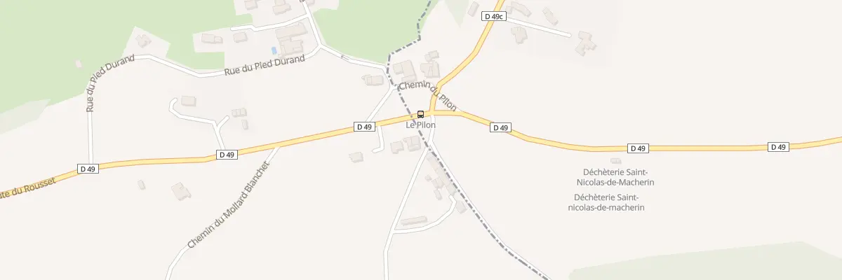 Plan du 213 Rte de l’Etang d’Aiguenoire à Saint-Nicolas-de-Macherin