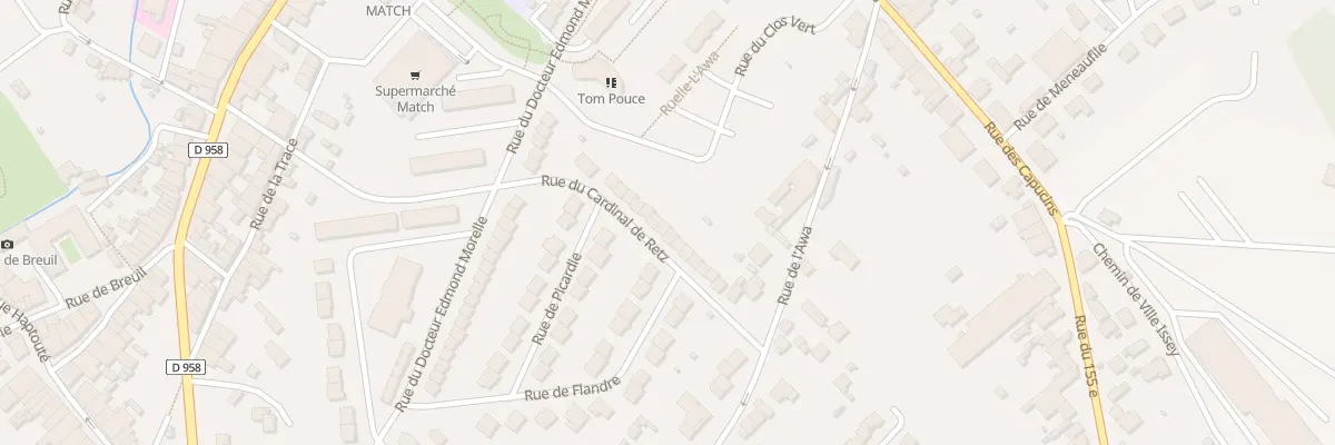 Plan du 15 Rue du Cardinal de Retz à Commercy