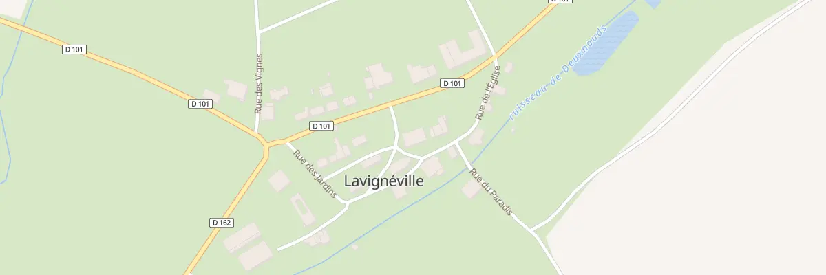 Plan du 1 Rue de l’Eglise A Lavigneville à Lamorville