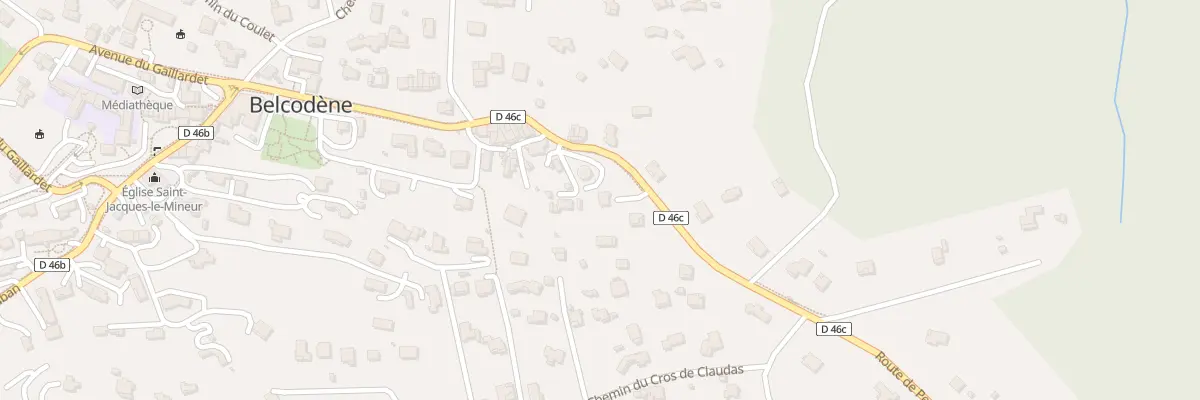 Plan du 5199F Cros de Claudas à Belcodène