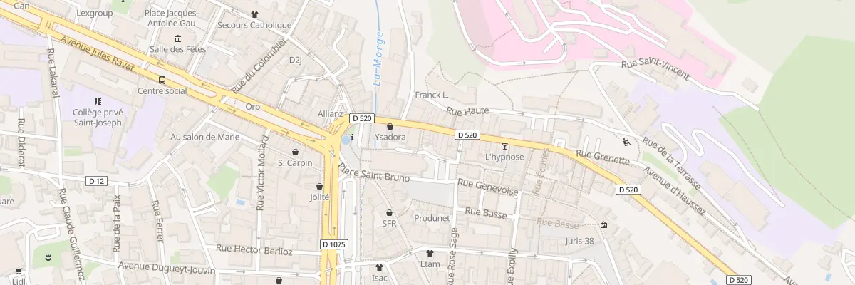 Plan du 4 Rue Blancherie à Voiron