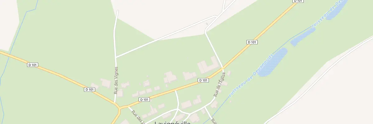 Plan du 21 Rue des Lilas A Lavigneville à Lamorville