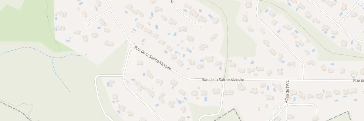 Plan du 21 Rue de la Sainte-victoire à Châteauneuf-le-Rouge