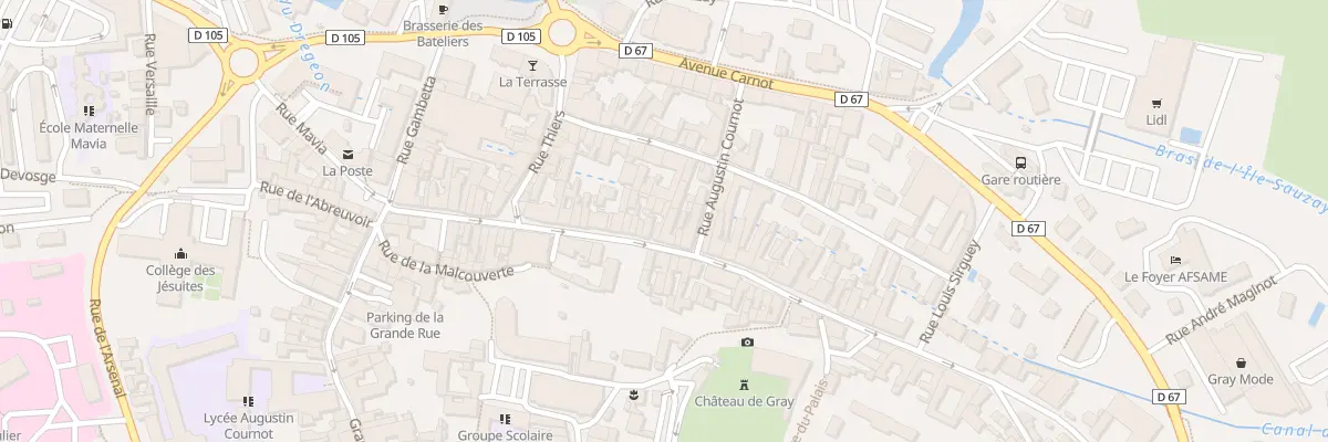 Plan du 47 Rue Vanoise à Gray