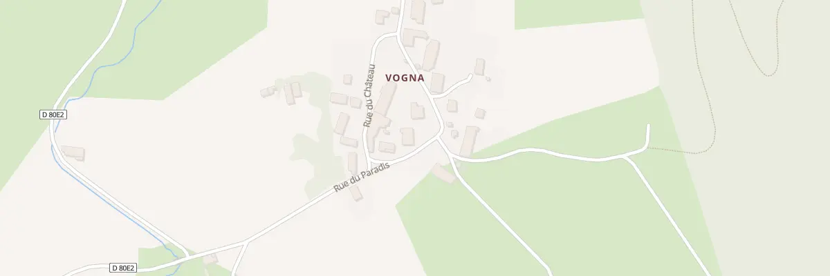 Plan du 5442 Vogna à Arinthod