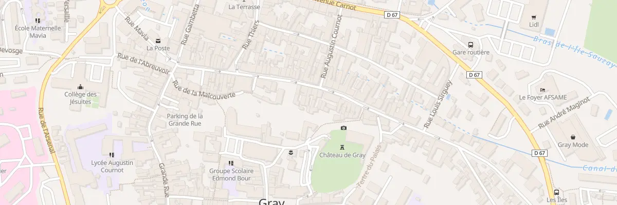 Plan du 42 Rue Vanoise à Gray