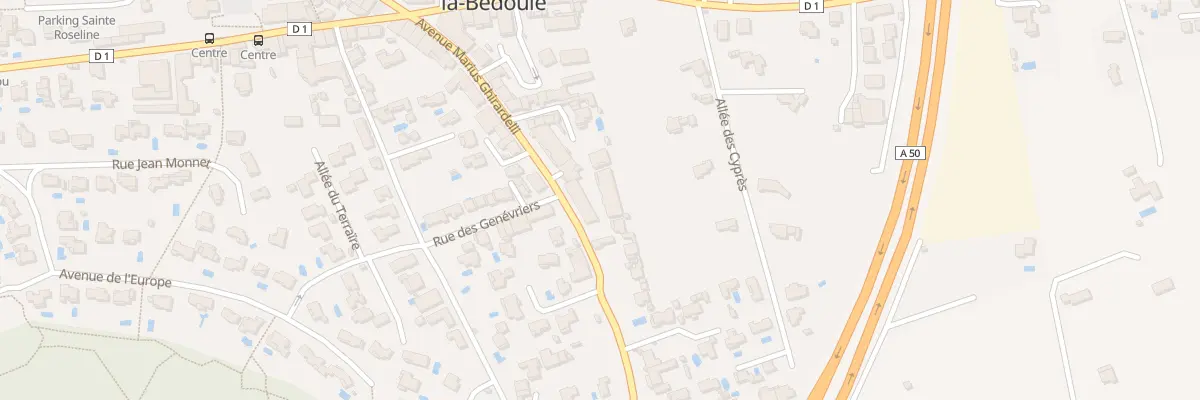 Plan du 21 Av Marius Ghirardelli à Roquefort-la-Bédoule