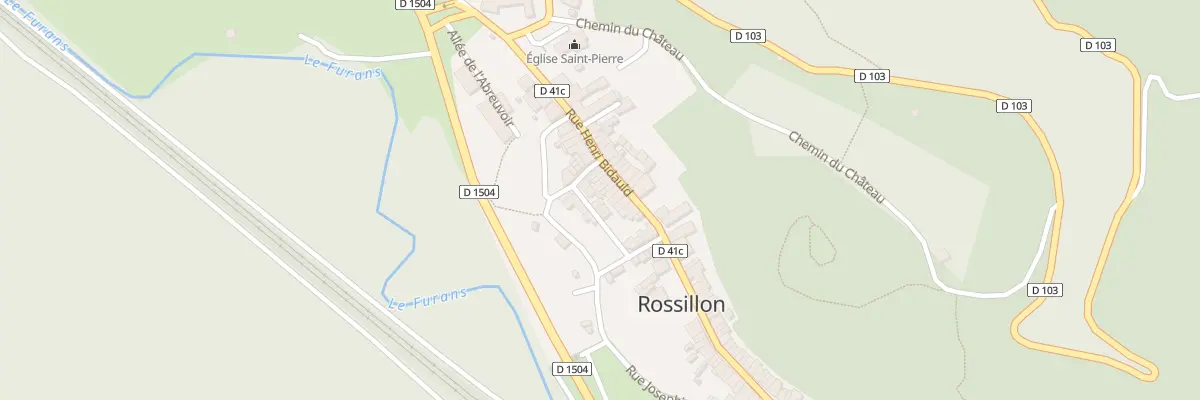 Plan du 5096 Rossillon à Rossillon