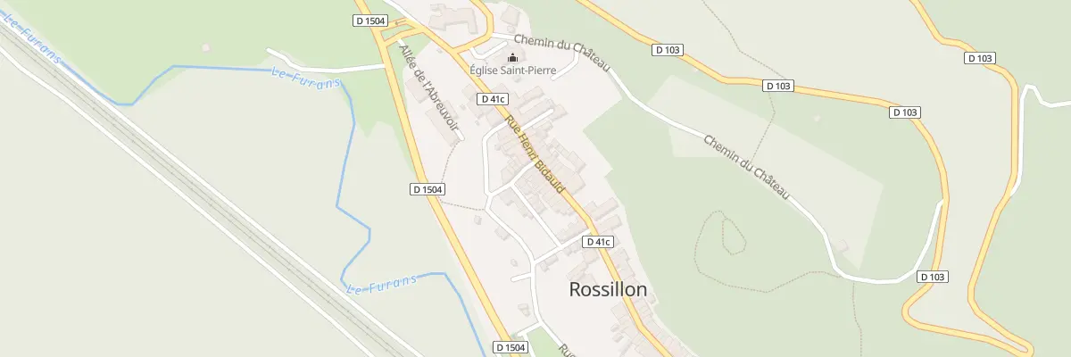 Plan du 5101 Rossillon à Rossillon
