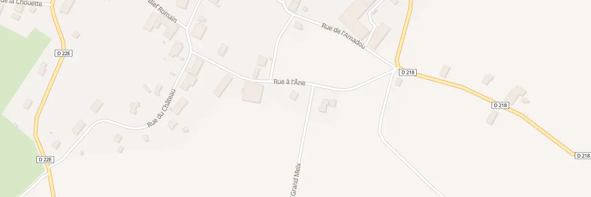 Plan du 6 Rue de l’Ane à Oussières