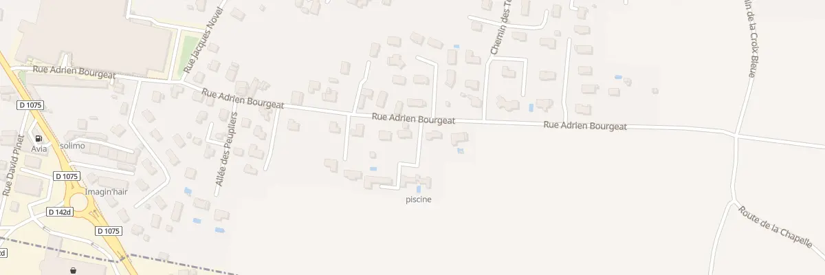 Plan du 494 Rue Adrien Bourgeat aux Abrets en Dauphiné
