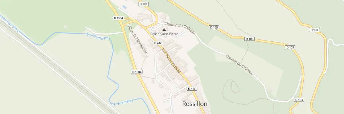 Plan du 5026 Rossillon à Rossillon