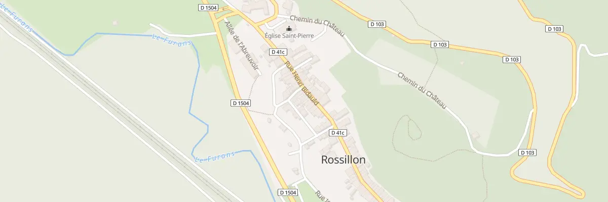Plan du 5098 Rossillon à Rossillon