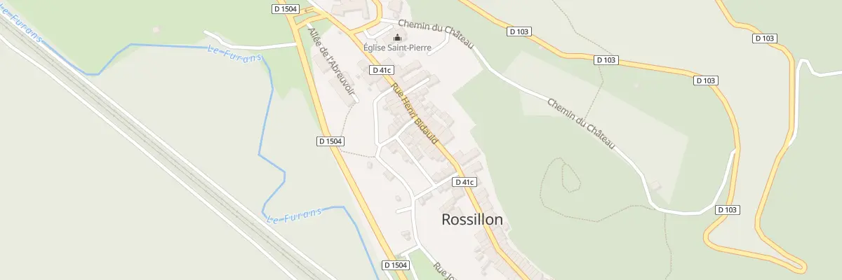 Plan du 5097 Rossillon à Rossillon