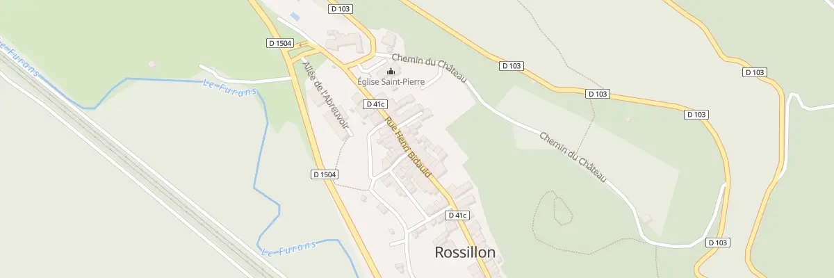 Plan du 5027 Rossillon à Rossillon
