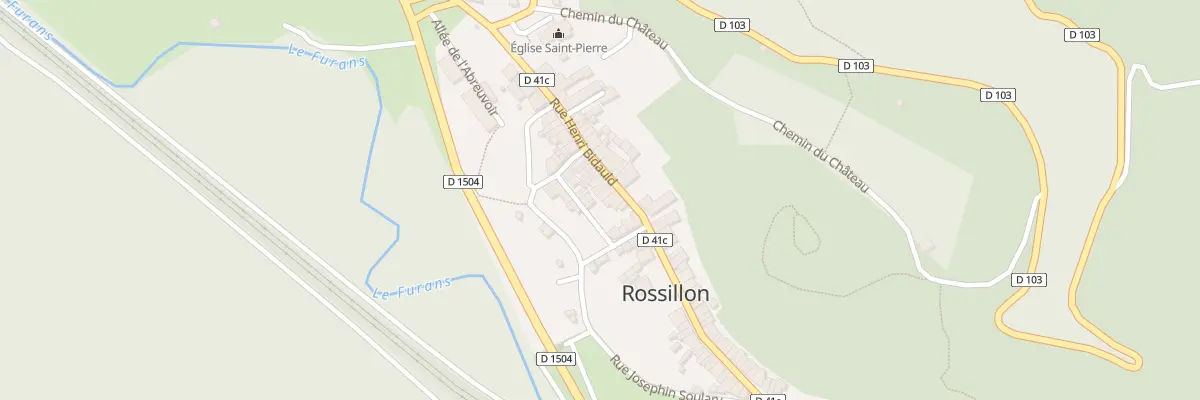 Plan du 30 Rue Henri Bidauld à Rossillon