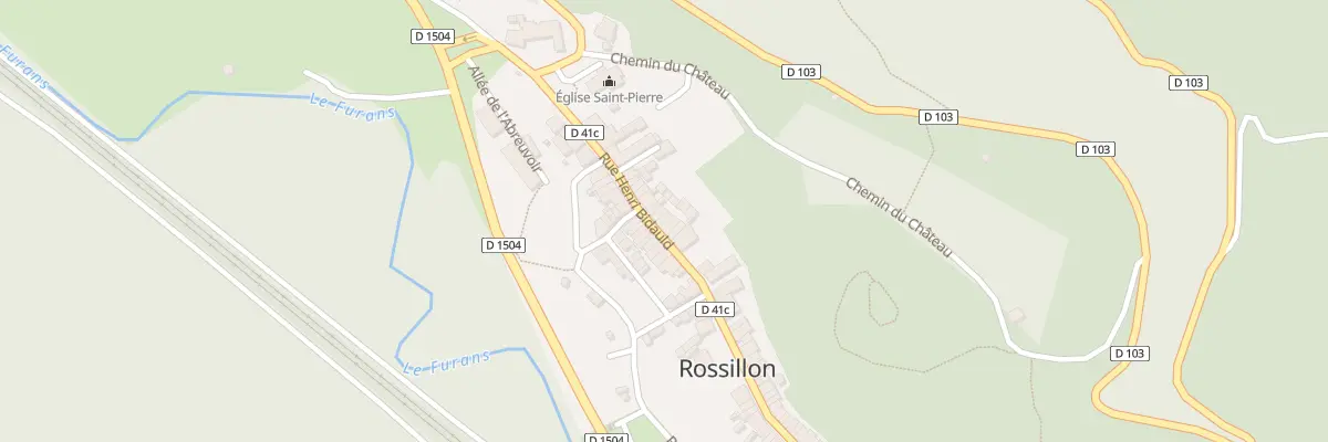 Plan du 5031 Rossillon à Rossillon