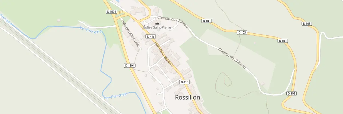 Plan du 17 Rue Henri Bidauld à Rossillon