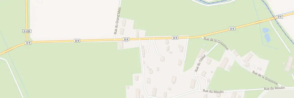 Plan du 2B Rue de la Grozonne à Neuvilley