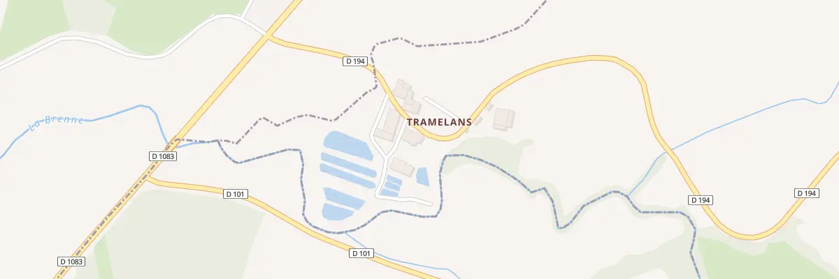 Plan du 44 Tramelans à Darbonnay