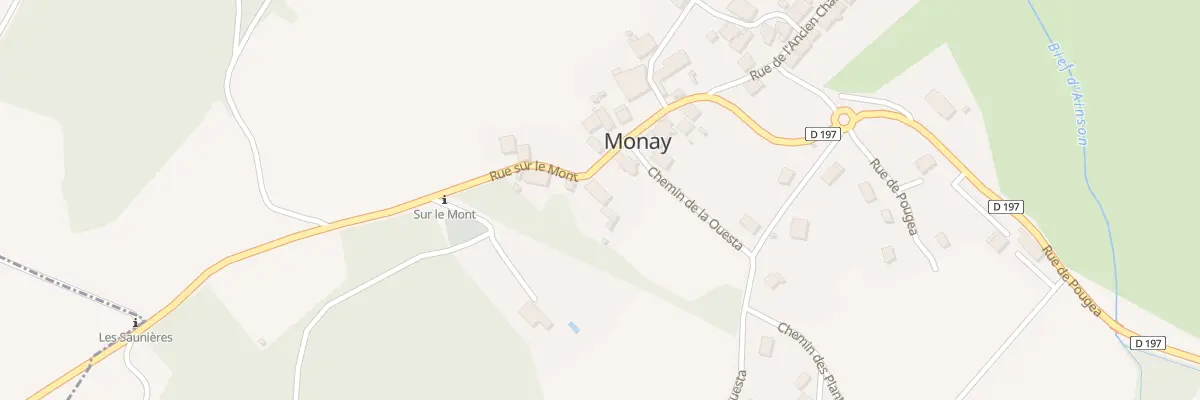 Plan du 5006 Rue sous le Mont à Monay