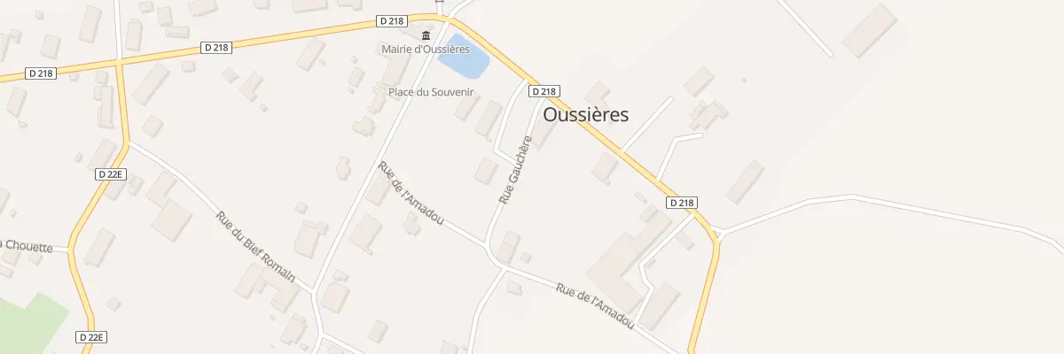 Plan du 6 Rue de l’Eteinche à Oussières