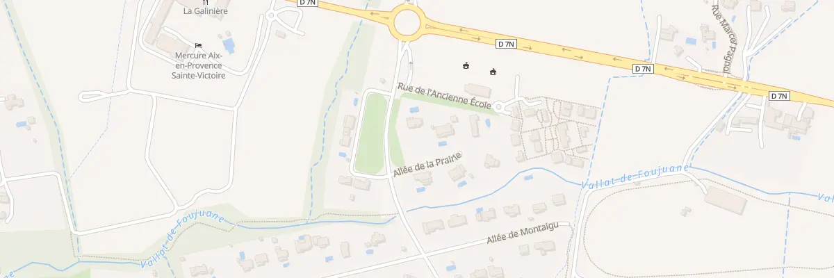 Plan du 1 All de la Prairie à Châteauneuf-le-Rouge
