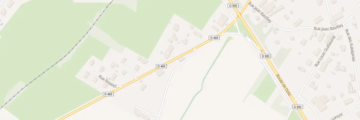 Plan du 1 Rte du Deschaux à Mont-sous-Vaudrey