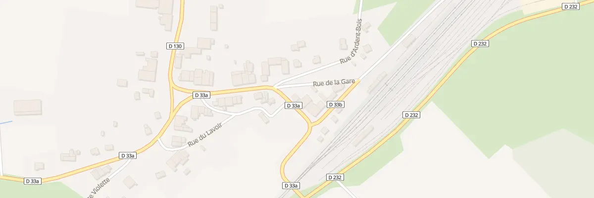 Plan du 1 Rue du Paquis à Merrey
