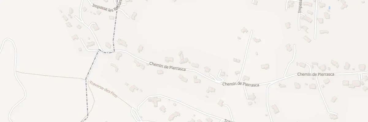 Plan du 9206 Che de Pierresca à La Destrousse