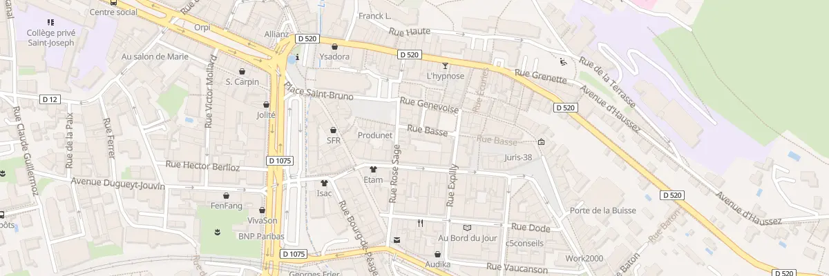 Plan du 4 Rue Expilly à Voiron