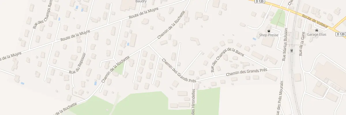 Plan du 5279 Che des Grands Prés à Domblans
