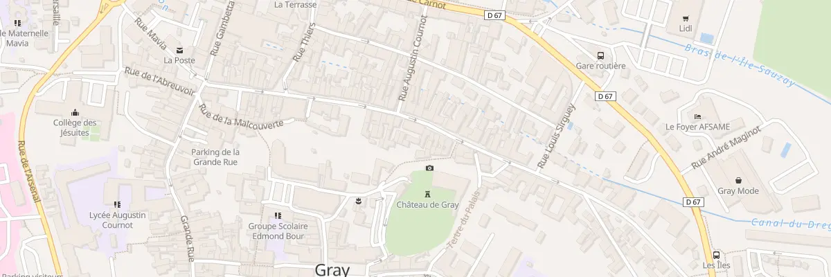 Plan du 54 Rue Vanoise à Gray