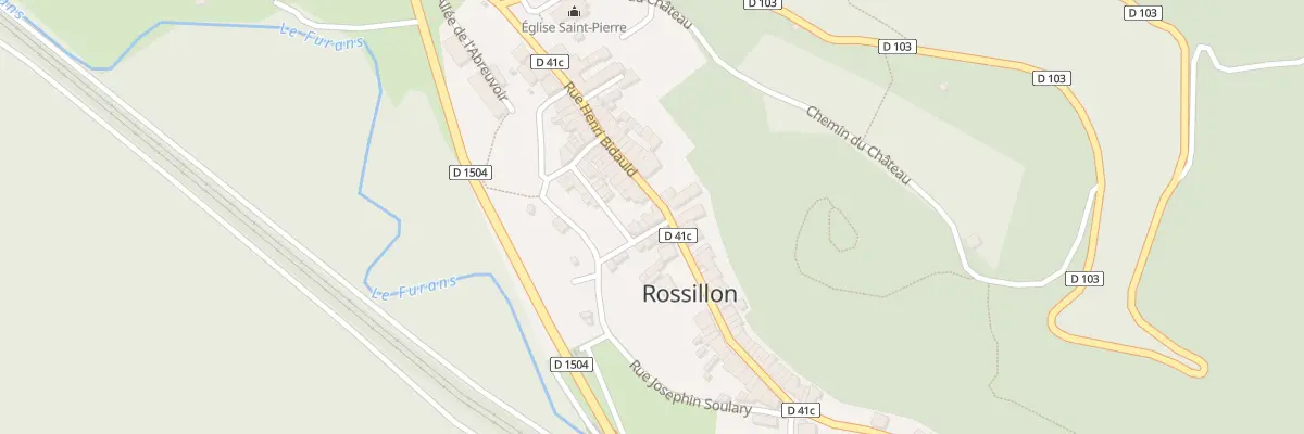 Plan du 5089 Rossillon à Rossillon