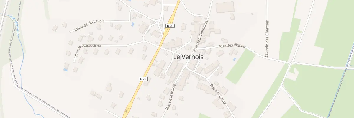 Plan du 27 Pl de la Mairie au Vernois