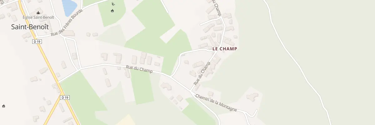 Plan du 5101 Le Champ à Groslée-Saint-Benoit