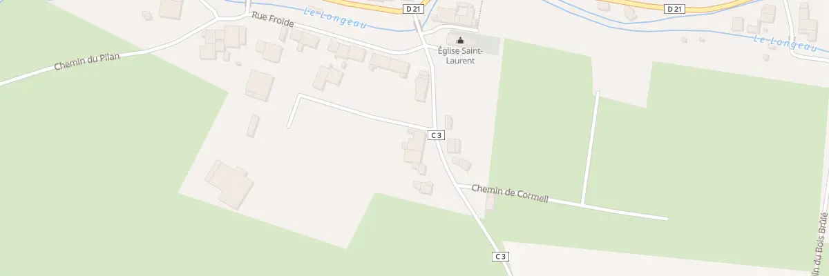 Plan du 4 Rue Jean Bernier à Bonzée
