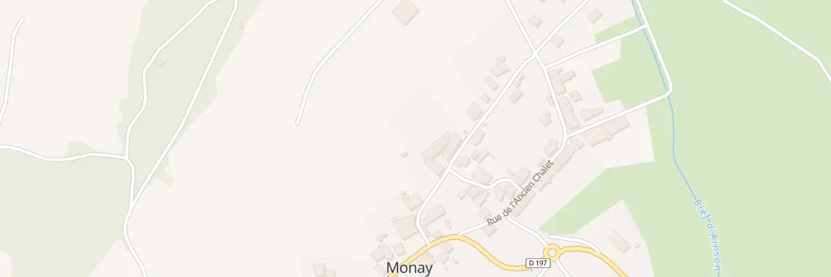 Plan du 6 Rue de Bersaillin à Monay