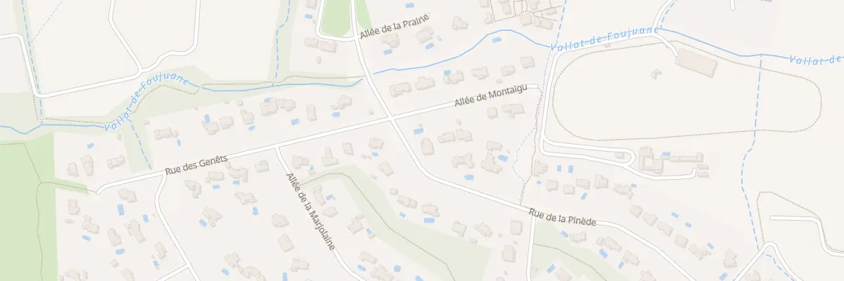 Plan du 1 Rue de la Pinède à Châteauneuf-le-Rouge