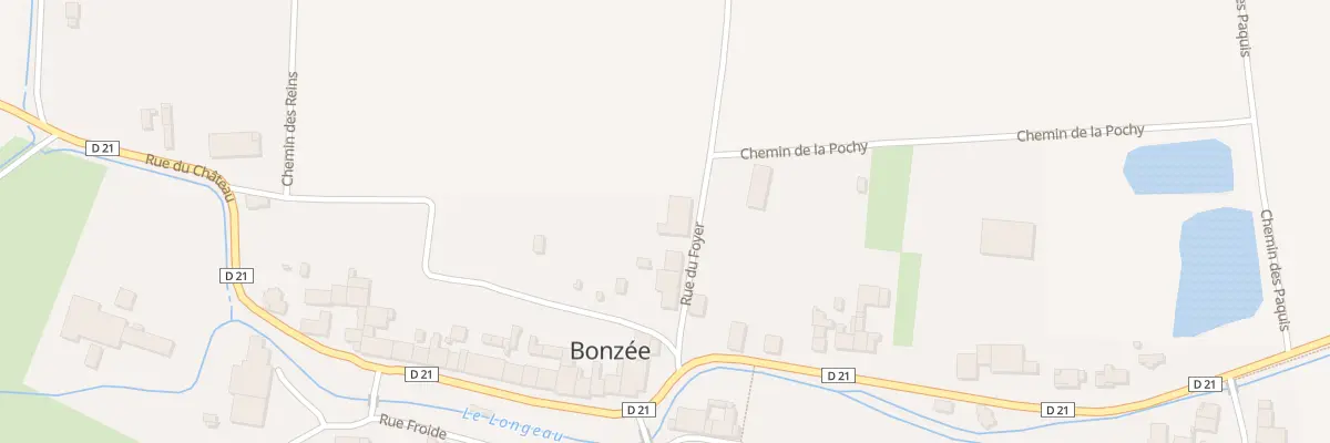Plan du 5 Rue du Foyer à Bonzée