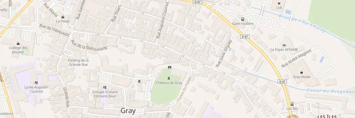 Plan du 64 Rue Vanoise à Gray