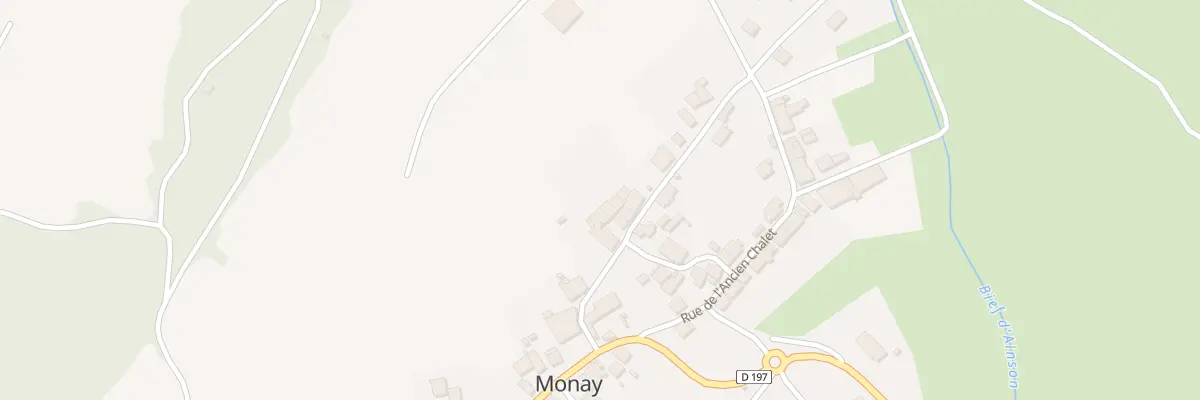 Plan du 5025 Rue de Bersaillin à Monay