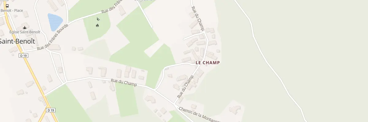 Plan du 509 Rue du Champ à Groslée-Saint-Benoit