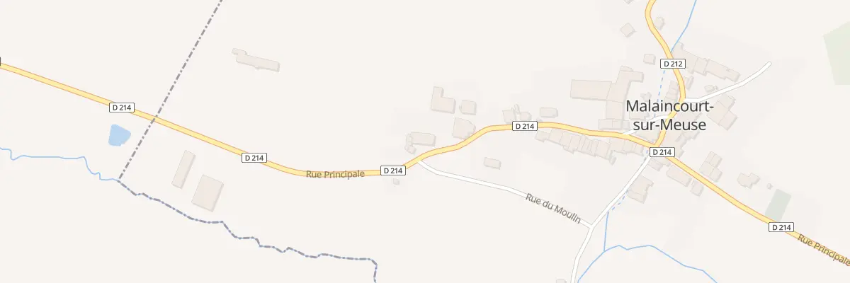 Plan du 1 Rue Principale à Malaincourt-sur-Meuse