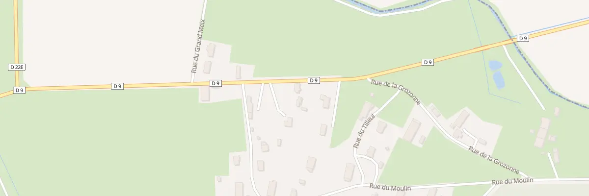 Plan du 6 Rue de la Grozonne à Neuvilley