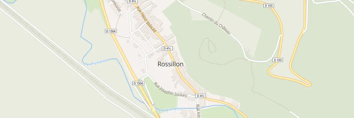 Plan du 5038 Rossillon à Rossillon