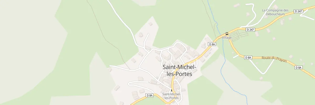 Plan du 5158 Les Portes à Saint-Michel-les-Portes