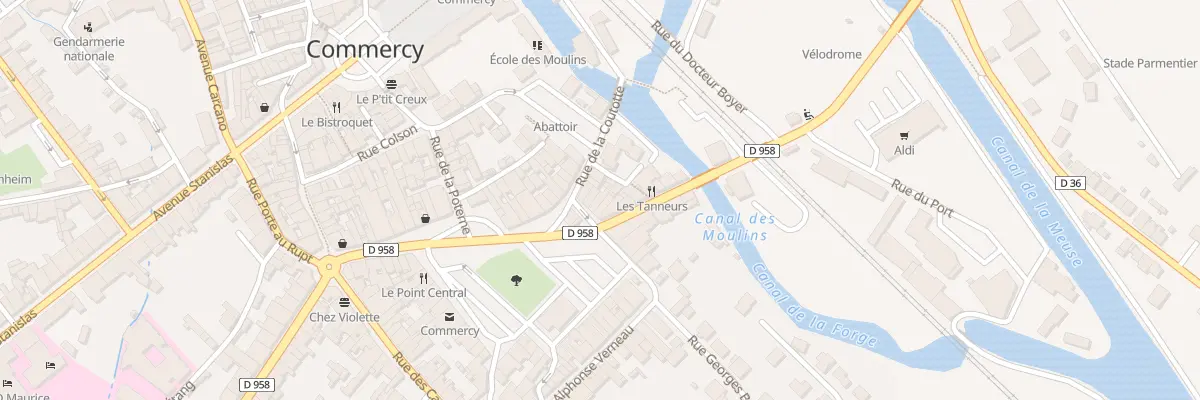 Plan du 39 Pl Charles de Gaulle à Commercy